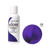 Adore Semi Permanent Hair Color Colouring Cream 113 African Violet 118ml
