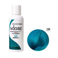 Adore Semi Permanent Hair Color Colouring Cream 168 Emerald 118ml