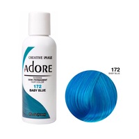 Adore Semi Permanent Hair Color Colouring Cream 172 Baby Blue 118ml