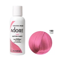Adore Semi Permanent Hair Color Colouring Cream 190 Cotton Candy 118ml