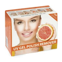 Disposable Gel Polish Remover ACETONE Dip SNS Nails Prep Pad Wraps Orange 200pc