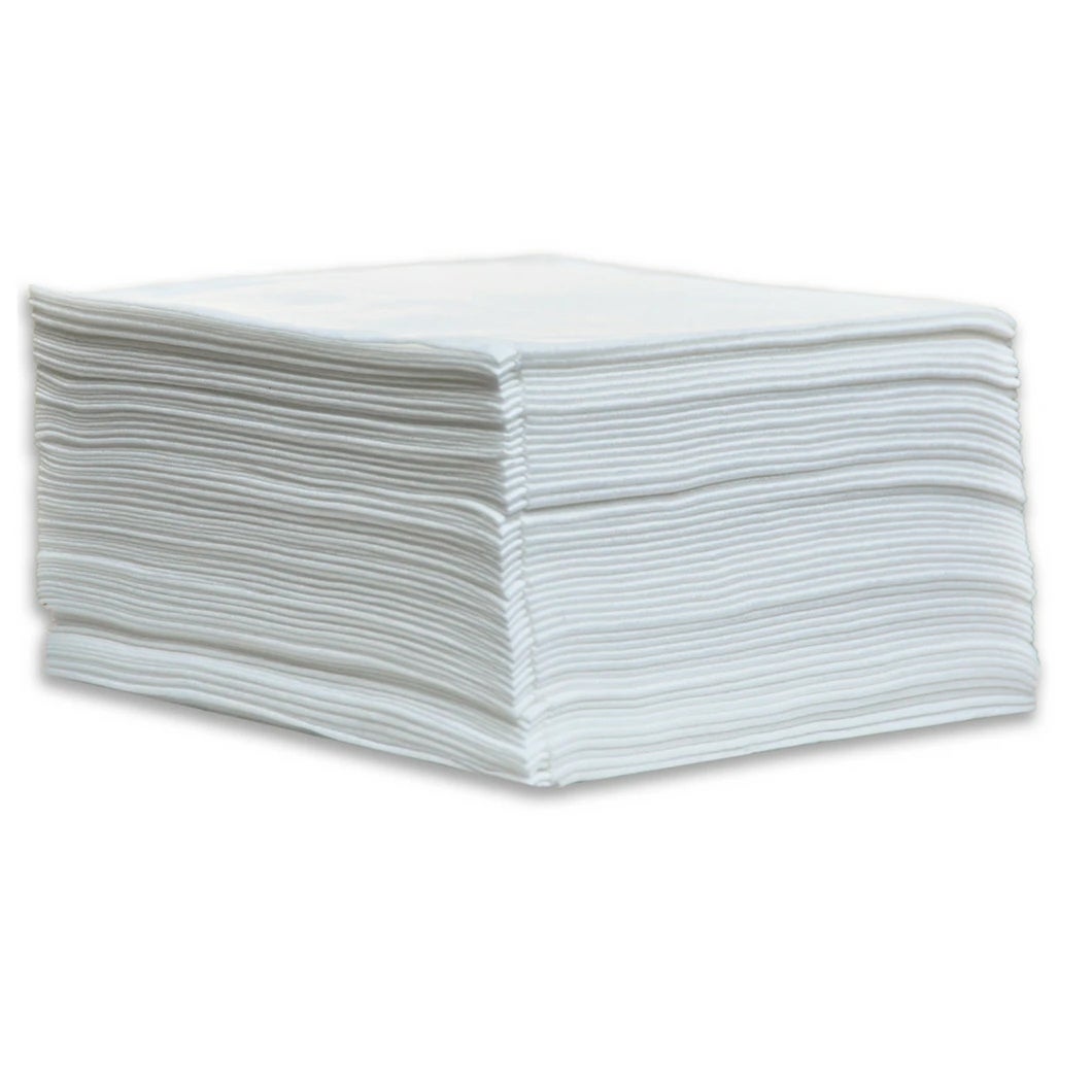 Premium Disposable White Towels Bleach Guard Safe Barber Salon Spa 50 Pieces