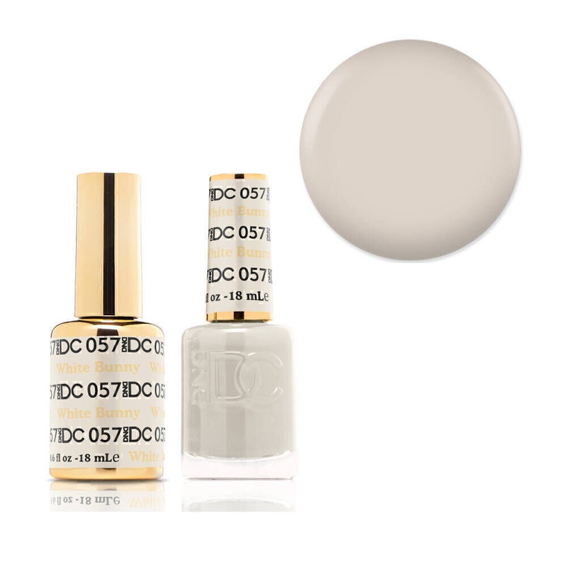 Buy DND 057 White Bunny DC Collection Nail Gel & Lacquer Polish Duo