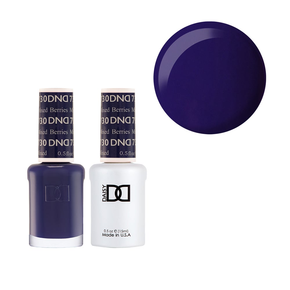 DND 730 Mixed Berries - Daisy Collection Nail Gel & Polish Duo 15ml