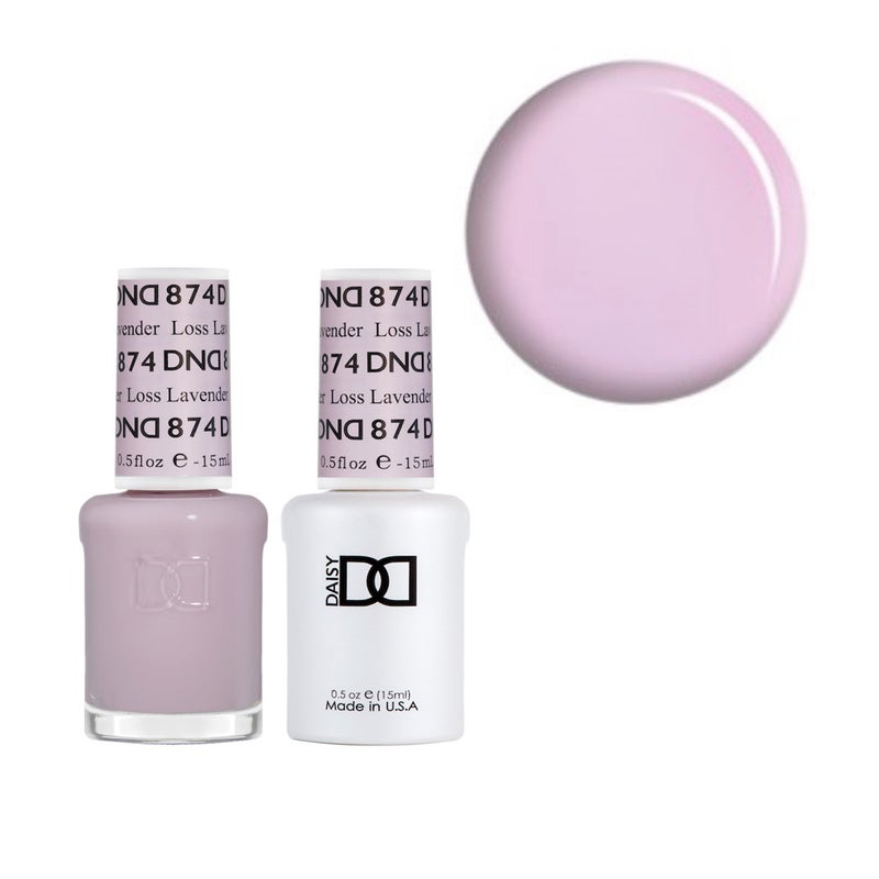 Buy DND 874 Loss Lavender - DND Collection Nail Gel & Lacquer Polish ...