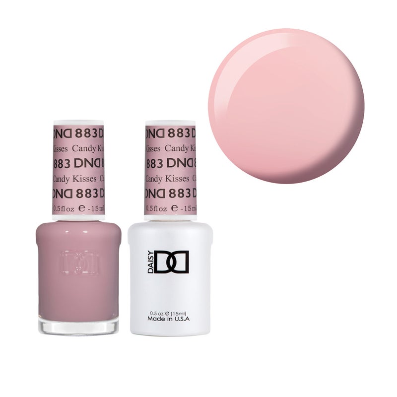 Buy DND 883 Candy Kisses - DND Collection Nail Gel & Lacquer Polish Duo ...