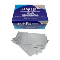 Hi Lift Premium Grade Folded Hair Edge Foil Pre-Cut Embossed Medium Sheet 500pcs