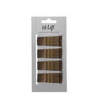Hi Lift Professional Quality Hair Tie Styling Bobby Pins 2" Bronze 40 Per Card