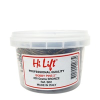 Hi Lift Professional Quality Hair Tie Styling Bobby Pins 2" Bronze 250g