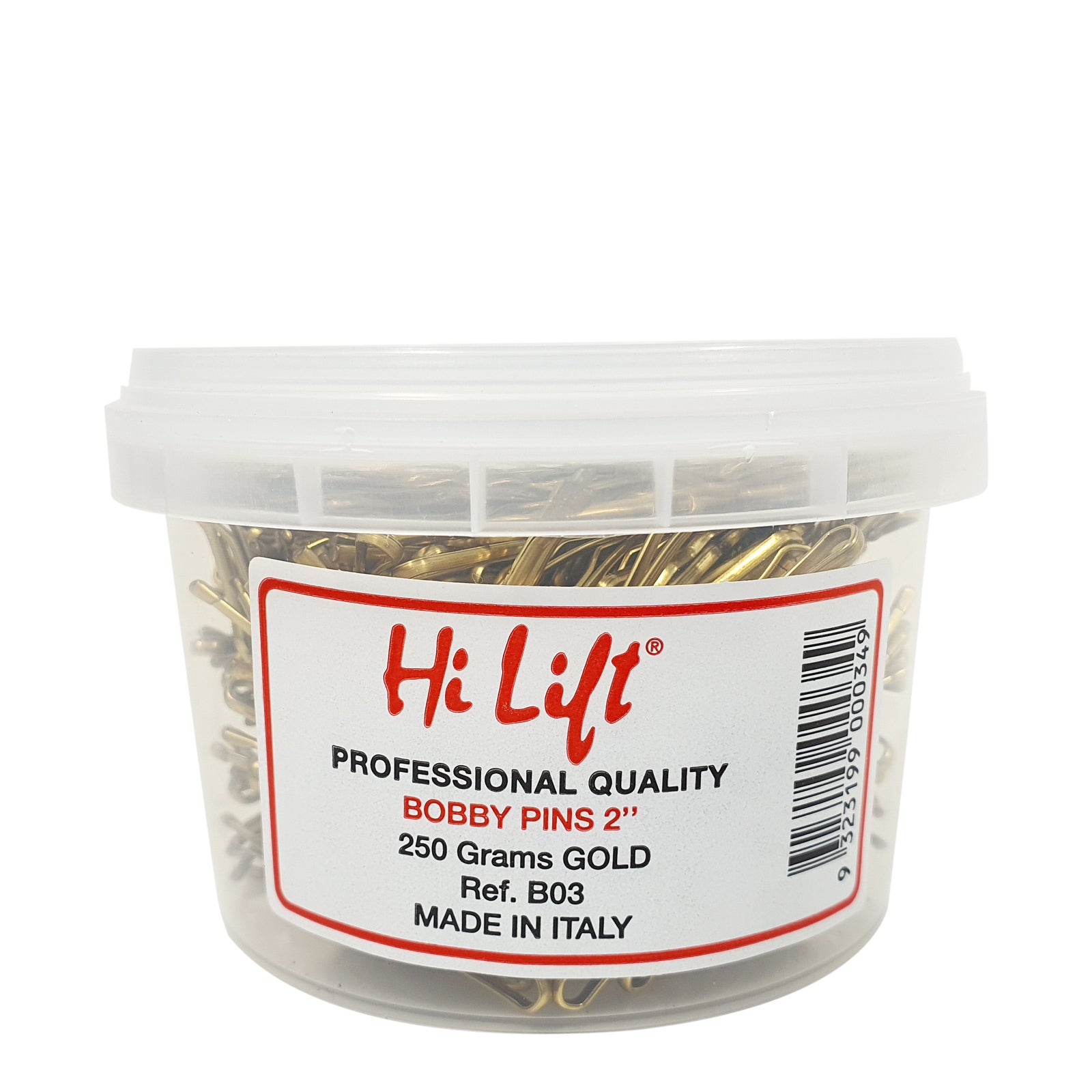 Hi Lift Professional Quality Hair Tie Styling Bobby Pins 2" Gold 250g