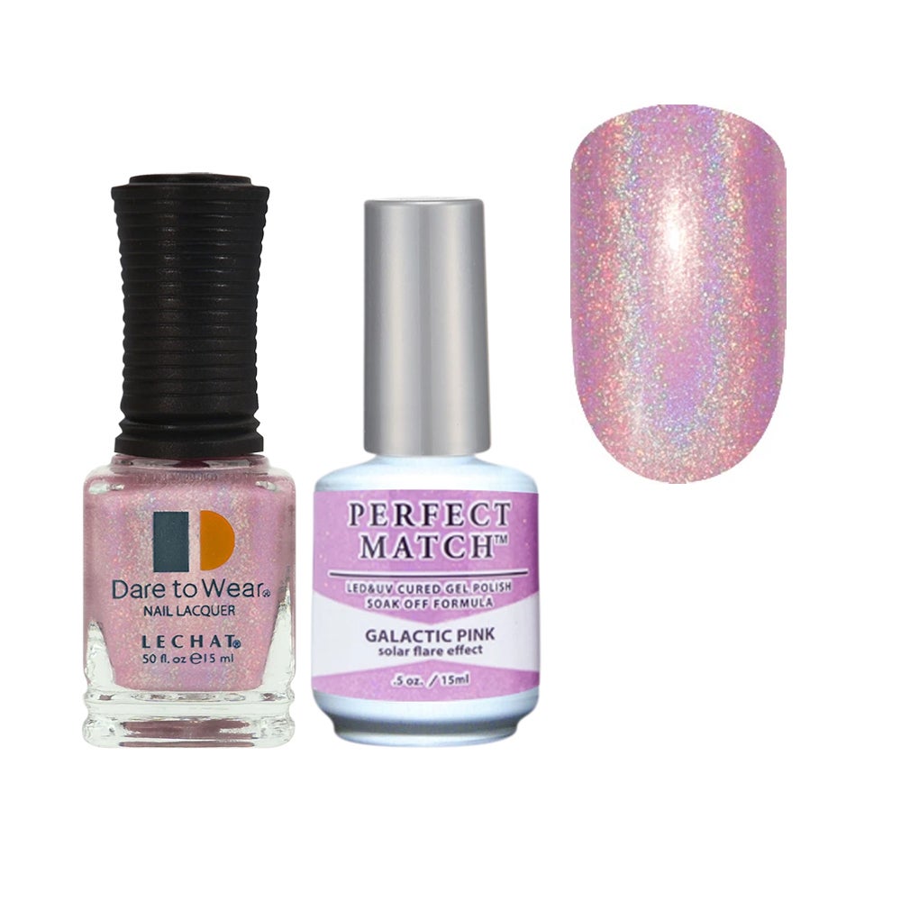 Perfect Match Gel Polish UV LED & Nail Lacquer Duo Spectra SPMS13 Galactic Pink