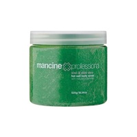 MANCINE Hot Salt BODY SCRUB Sea Salts Exfoliate KIWI & ALOE VERA - 520g