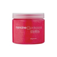 MANCINE Hot Salt BODY SCRUB Sea Salts Exfoliate ROSE & VITAMIN E - 520g