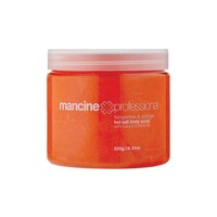 MANCINE Hot Salt BODY SCRUB Sea Salts Exfoliate TANGERINE & ORANGE - 520g