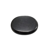1 pc Large Massage Stones Hot Rock Basalt 8cm x 6cm x 1.9cm Body Beauty Spa