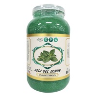TSC SPA Pedi Scrub Gel Spearmint & Menthol Exfoliator Exfoliate Dry Skin 3785ml