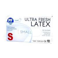 Ultra Fresh - Latex Nails Gloves Powder Free Size S (Small) 1000pcs