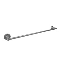 Dolphy Stainless Steel Single Towel Rail - Brushed Finish, Wall Mounted Bathroom Towel Bar, Durable & Modern Design for Home and Commercial Use