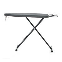 Dolphy Adjustable Folding Metal Ironing Board 112x38 cm - Black