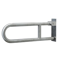 Dolphy Swing Up Stainless Steel Grab Rail 605 X 200 X 100 mm - Silver
