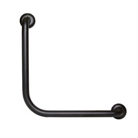 Dolphy Wall Mount Stainless Steel safety Grab Rail 450 X 450 mm - Black