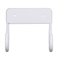 Dolphy Efficient Functional Wall Mounted Iron Board Hanger - PBT - 12x6x11 cm - White
