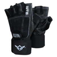 Deluxe Leather Muscle Power Gloves