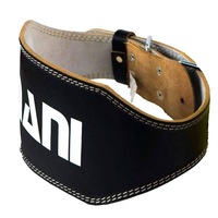 Leather 6" Weight Training Belt