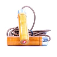 LEATHER FITNESS SKIPPING ROPE