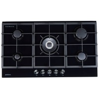 Brohn 90cm Range 5 Burner Gas Glass Cooktop Defendi (Made In Italy) Gas Burner Technology