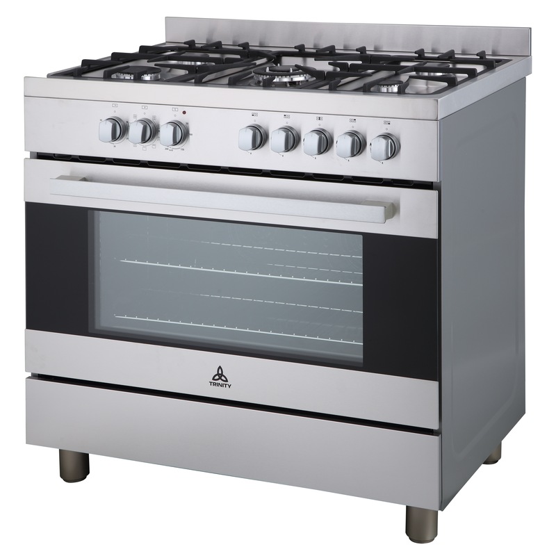 Buy Trinity TRFSEGO900 90cm Freestanding Electric Oven with Gas Cooktop