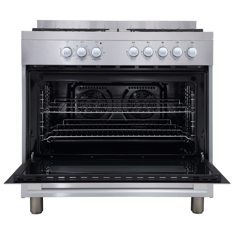 Buy Trinity TRFSEGO900 90cm Freestanding Electric Oven with Gas Cooktop