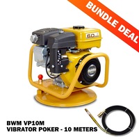 BWM PDU60 Concrete Vibrator / Drive Unit (Kit), VP10M Vibrator Poker included