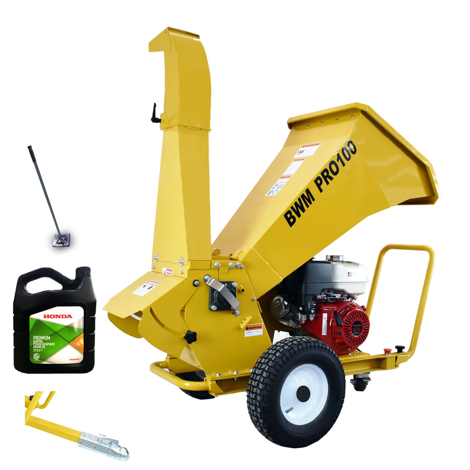 BWM COMBI Wet & Dry Chipper  Honda GX390 13HP EnginePRO100H B.W. Machinery