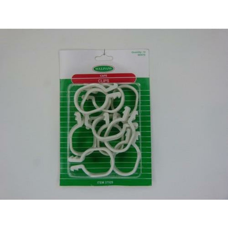 Buy Café Clips White 10 Pack MyDeal