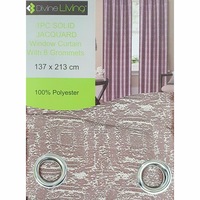 Divine Living Curtain Mauve - Pearl