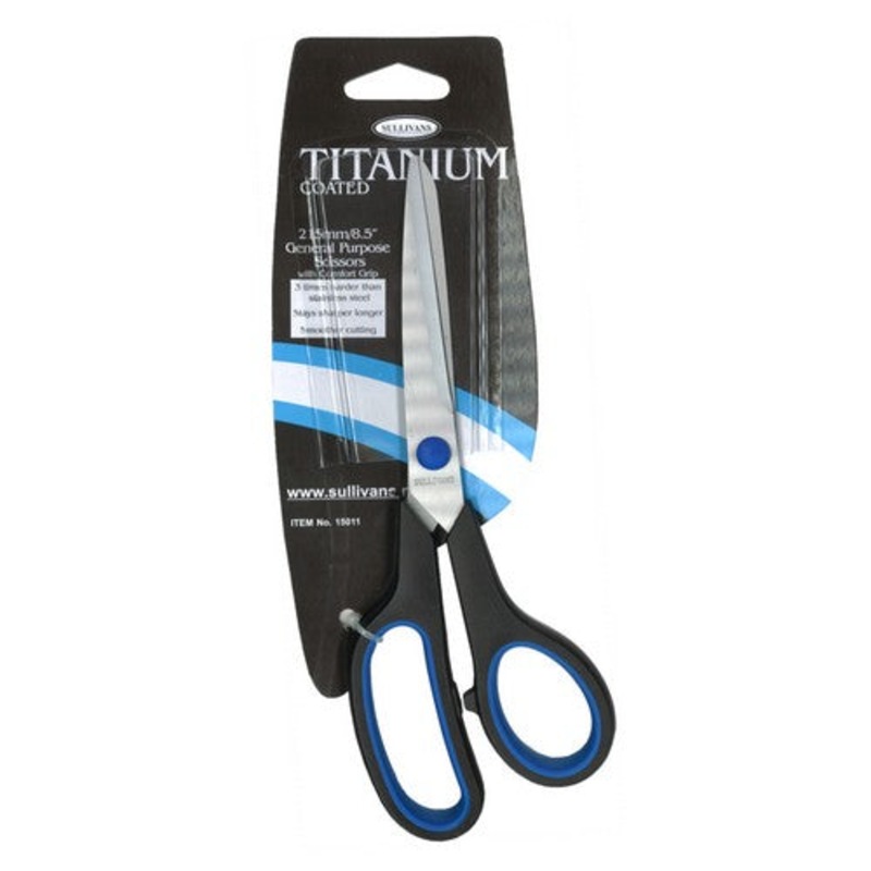 Buy Dressmaker Scissors Titanium Coated with Comfort Grip - MyDeal