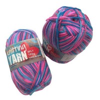 Knitting Yarn - Multi Colour Blue & Pink
