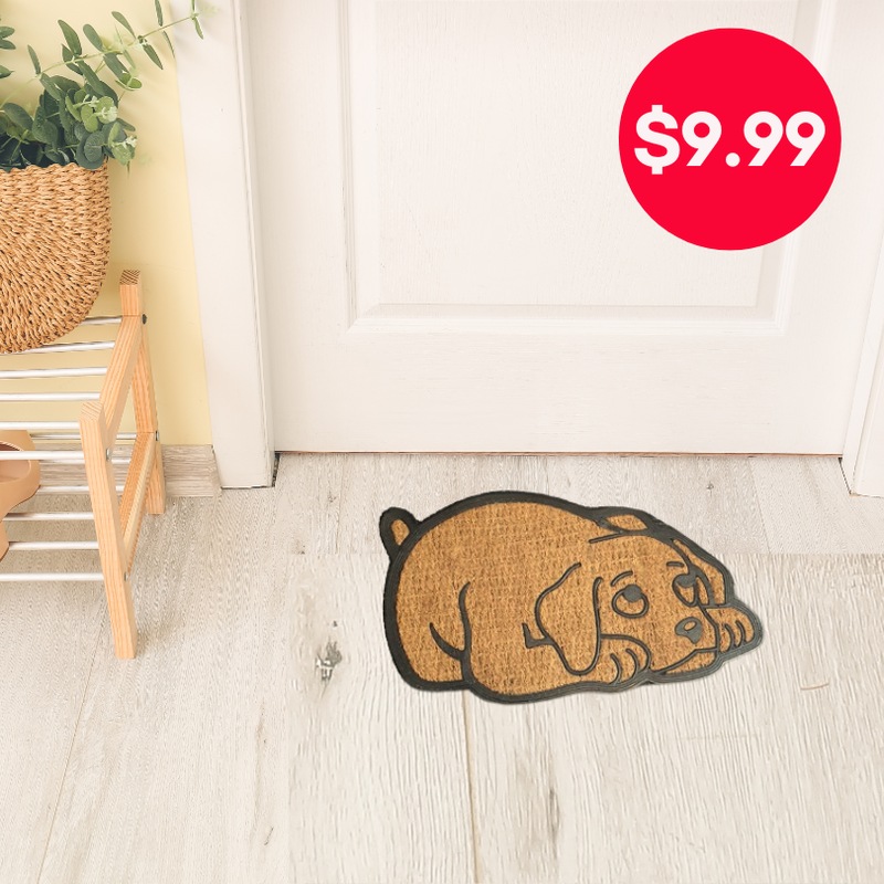 Buy Mat Coir Rubber Dog MyDeal