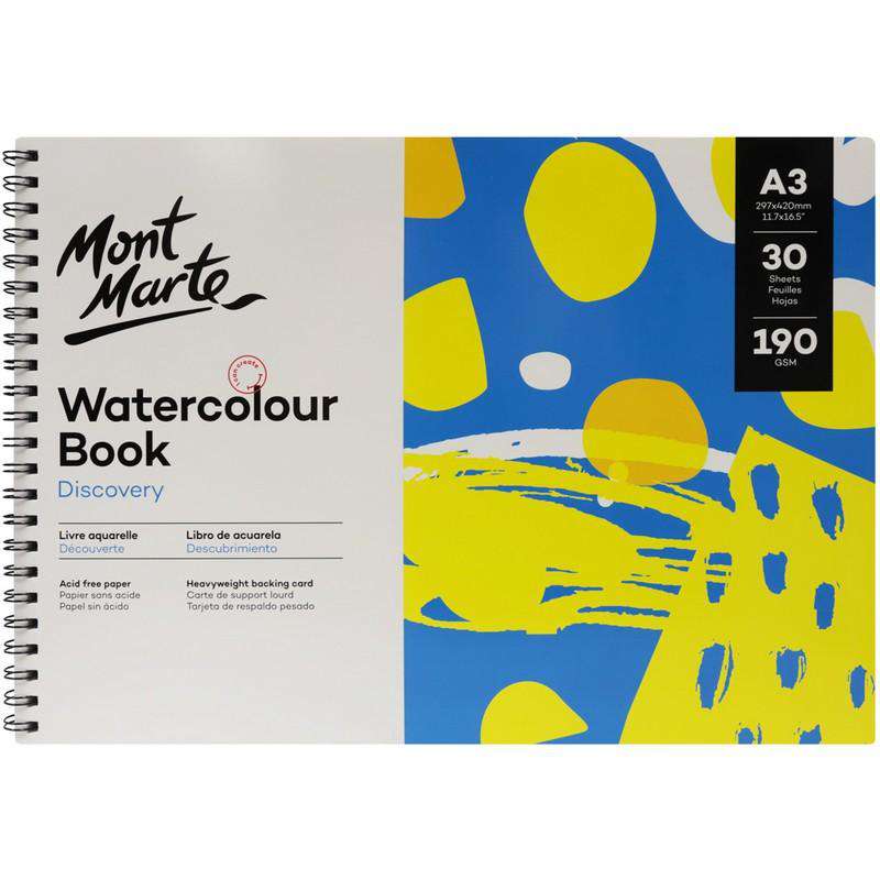 Buy Mont Marte A3 Watercolour Book - MyDeal
