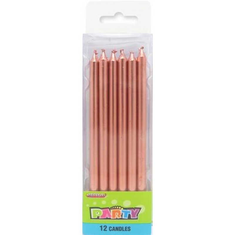 Buy Birthday Candles Rose Gold MyDeal