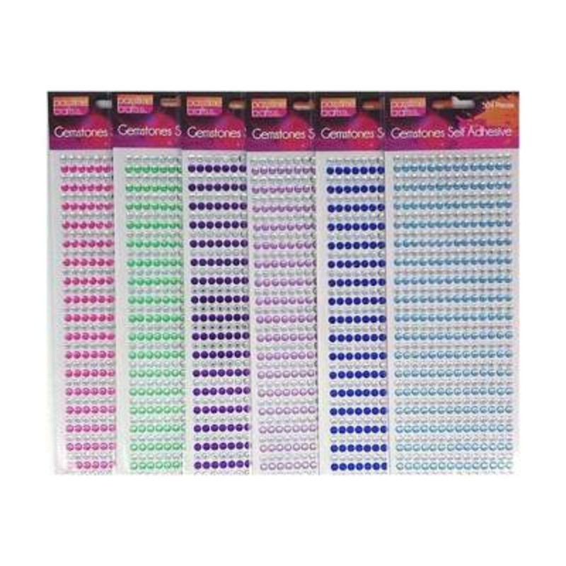 Buy Self Adhesive Gemstones Dual Colours Assorted 30cm MyDeal