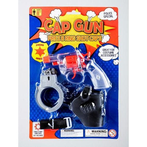 Buy Super Cap Toy Gun Police Play Set - MyDeal Australia