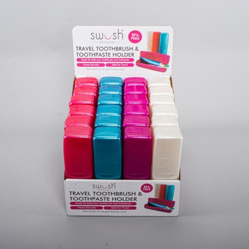 Buy Travel Toothbrush and Toothpaste Holder 1 Piece Assorted MyDeal