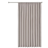 100% Blackout Microfiber Pinch Pleat Curtain Drapes Back Coating 2 Panels