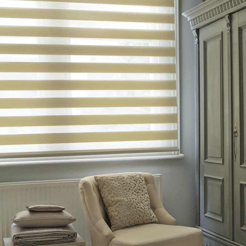 Commercial Quality Zebra Roller Blind double layer 60180cm Wide 210cm