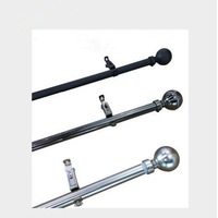 Curtain Rod/Pole 22/25mm Wide Extendable from 165cm to 320cm Three colors