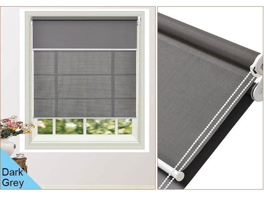 100% Blackout Roller Blind Commercial Quality Back Coating 60~210cmWide White 