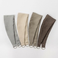 Linen-Look Curtain Tie Backs 4 Colors 1 Pair/Bag