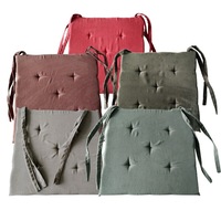 Suede Sponge Cushion Comfortable Chair Pad Many Colors 40x40cm